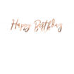 Picture of BANNER HAPPY BIRTHDAY ROSE GOLD 16.5X62CM
